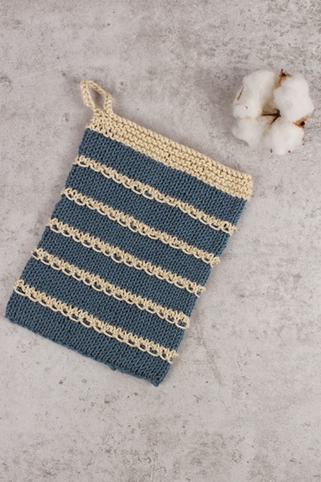 Kettline Waschhandschuh Strickanleitung