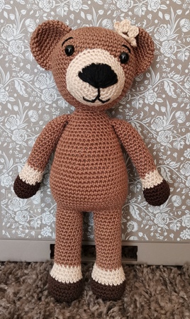 Cappuccino Bear - crochet pattern