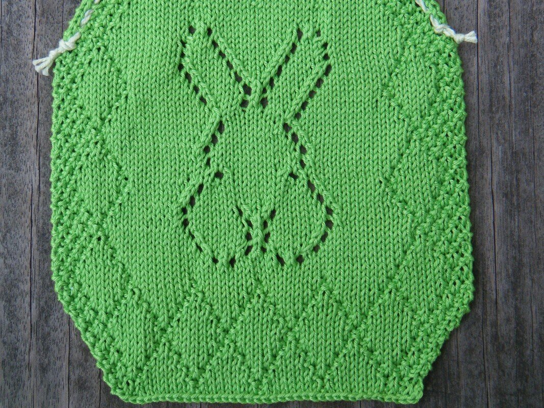Strickanleitung Babylätzchen "Hase" - Bild 3