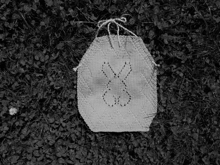 Strickanleitung Babylätzchen "Hase"