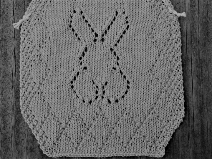 Strickanleitung Babylätzchen "Hase"