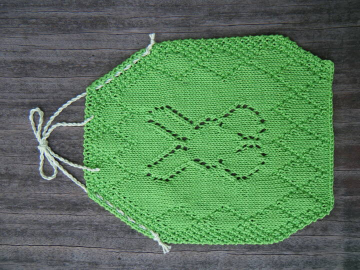 Strickanleitung Babylätzchen "Hase"