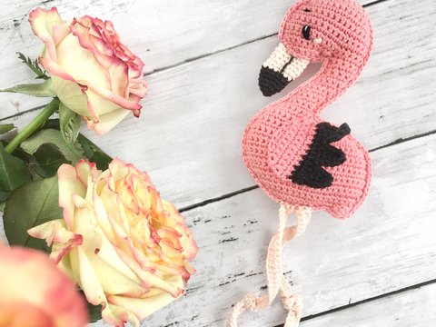 Häkelanleitung Flamingo Fibi