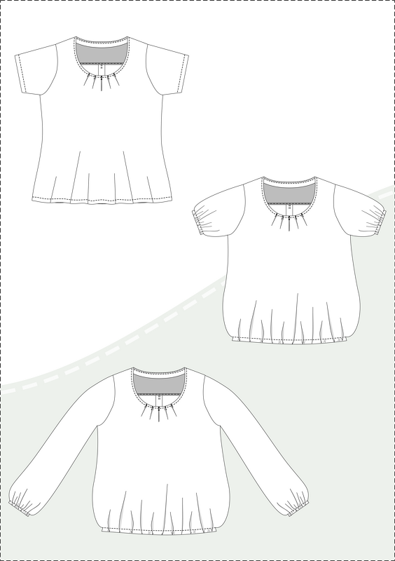 Betty Boho Blouse – Wide-Sleeve Top with Folds EU 34–50 / US 4–20 - Image 4