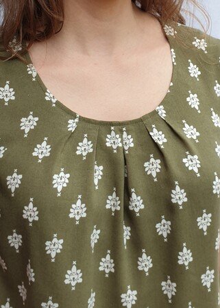 Betty Boho Blouse – Wide-Sleeve Top with Folds EU 34–50 / US 4–20