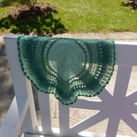 Crochet pattern doily Uminari