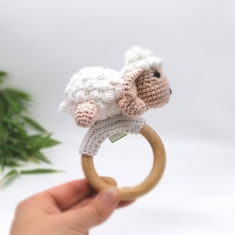 Schaf - Rassel "Ella" Häkelanleitung - Bild 2