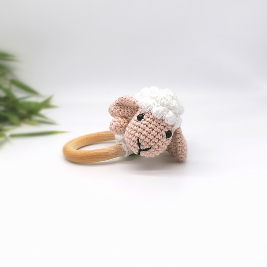 Schaf - Rassel "Ella" Häkelanleitung