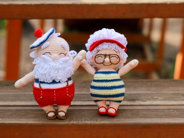 Grandpa & Granny Sailor Crochet pattern