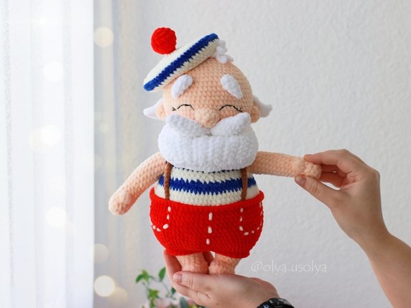 Grandfather Toy  Crochet Grandpa  Crochet Old Man  Crochet Hobgoblin