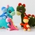 Dinosaur Family Crochet pattern: Dino parents (boy & girl), dino child