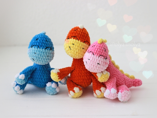 Dinosaur Family Crochet pattern