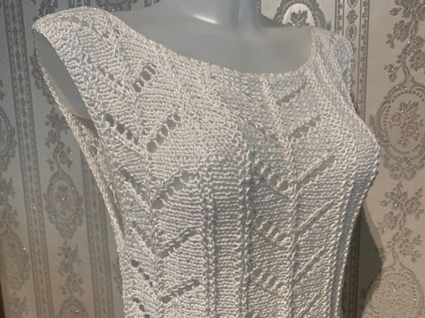 Strickanleitung für ein Sommertop "White Summer"