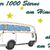 Camping Bus - Lieber 1000 Sterne am Himmel, Camping Stickdatei