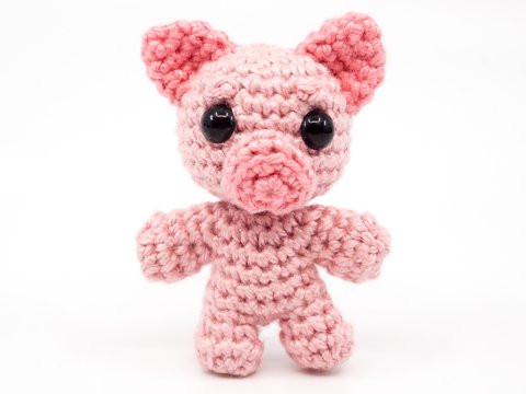 Amigurumi Mini Noso Schwein häkeln