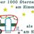 Camping Anhänger Hänger - Lieber 1000 Sterne am Himmel, Camping Stickdatei