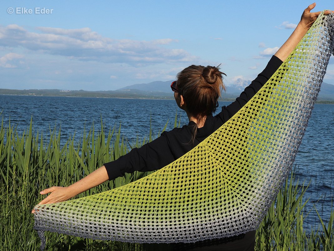 Dreieckstuch "Netzwerk 2.0" - Häkelanleitung