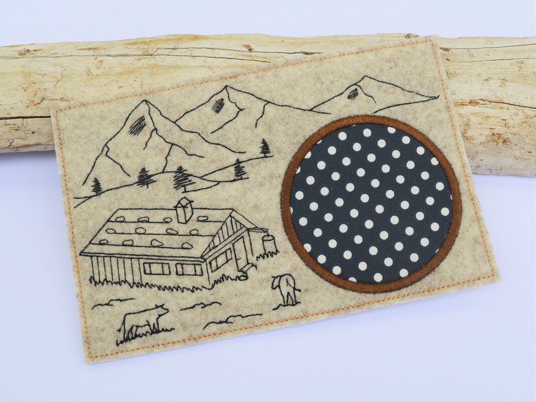 Stickdatei Berge Alm Mugrug SET - Bild 8