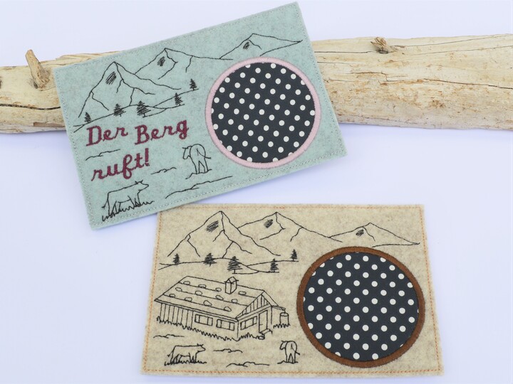 Stickdatei Berge Alm Mugrug SET