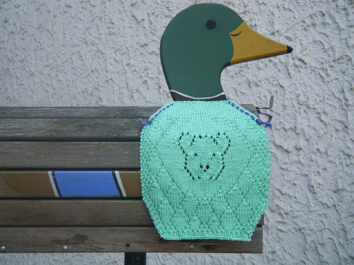 Strickanleitung Babylätzchen "Teddy"