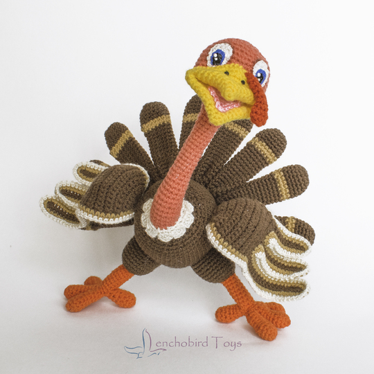 Amigurumi pattern for the crochet turkey