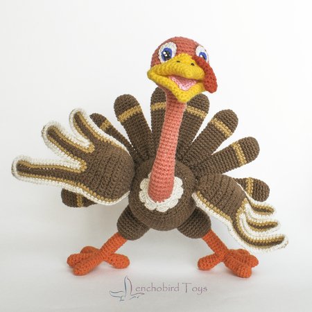 Amigurumi pattern for the crochet turkey
