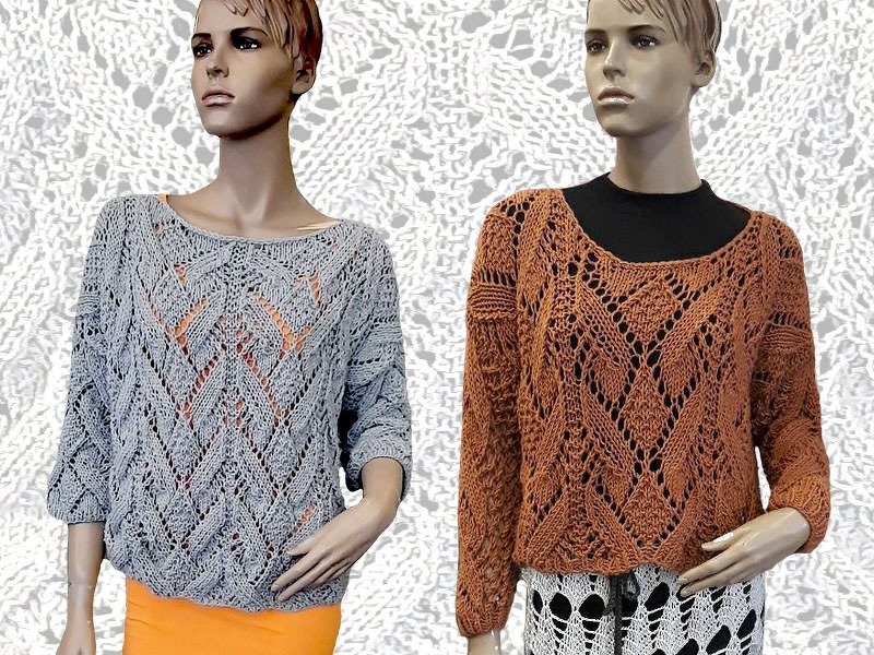 Strickanleitung Pullover Chloe alle Größen - Bild 10