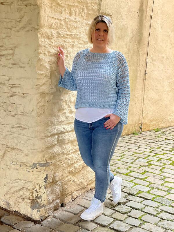 Häkelanleitung Jacke/Weste/Shirt Chain alle Damengrößen - Bild 3