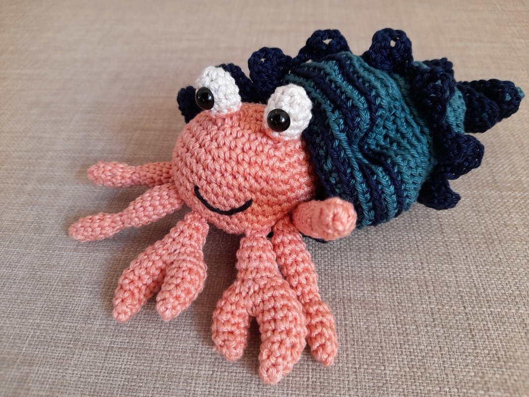 Anleitung Kjell, der kleine Einsiedlerkrebs mit Häuschen