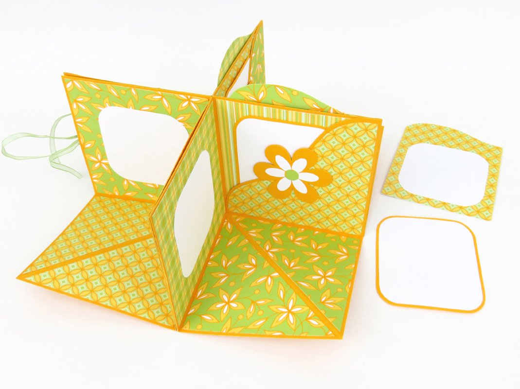 Corner-Album – Bastelanleitung und Vorlagen