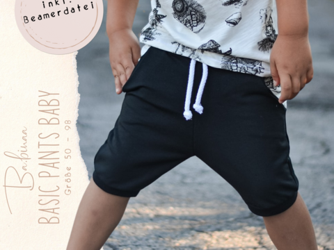 Anleitung Basic Pants Baby Größe 50 - 98