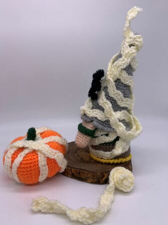 Pattern Halloween Gnome Mummy