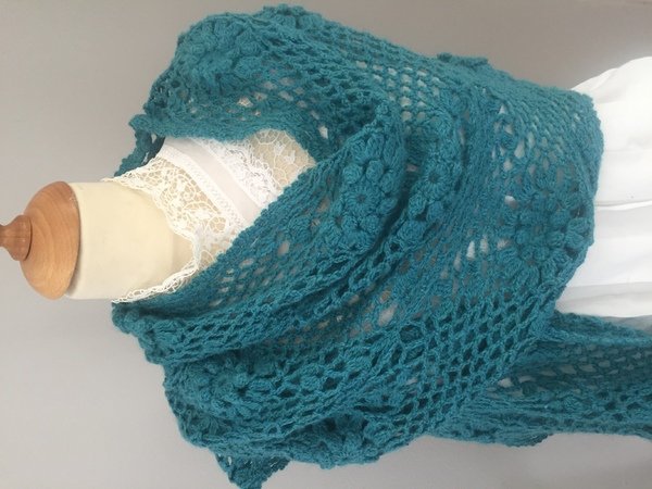 Sutton Sea Breeze Crochet Wrap Pattern