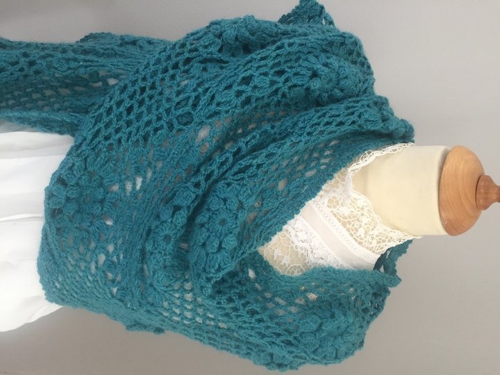 Sutton Sea Breeze Crochet Wrap Pattern