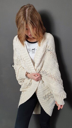 183 Strickanleitung Seelenwärmer Federleicht 2 Susi