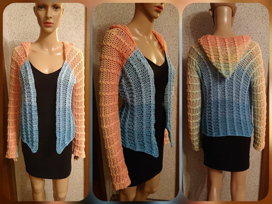 Jacke Kessie Kapuzenjacke häkeln