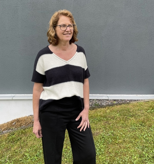 Blockstreifenpullover Lilli Strickanleitung Gr. 36 – 46 Damen