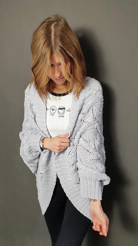 184 Strickanleitung Seelenwärmer Loch Zopf Elisa - Bild 2