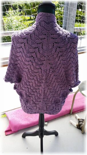 Strickanleitung Jacke Überwurf Seelenwärmer Viktoria