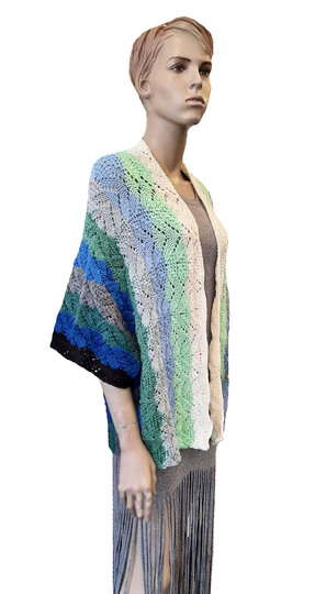 Strickanleitung Jacke Überwurf Seelenwärmer Viktoria