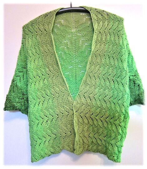 Strickanleitung Jacke Überwurf Seelenwärmer Viktoria