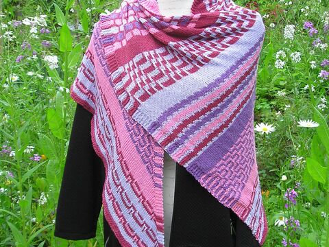 Strickanleitung Dreieckstuch "Dornröschen"