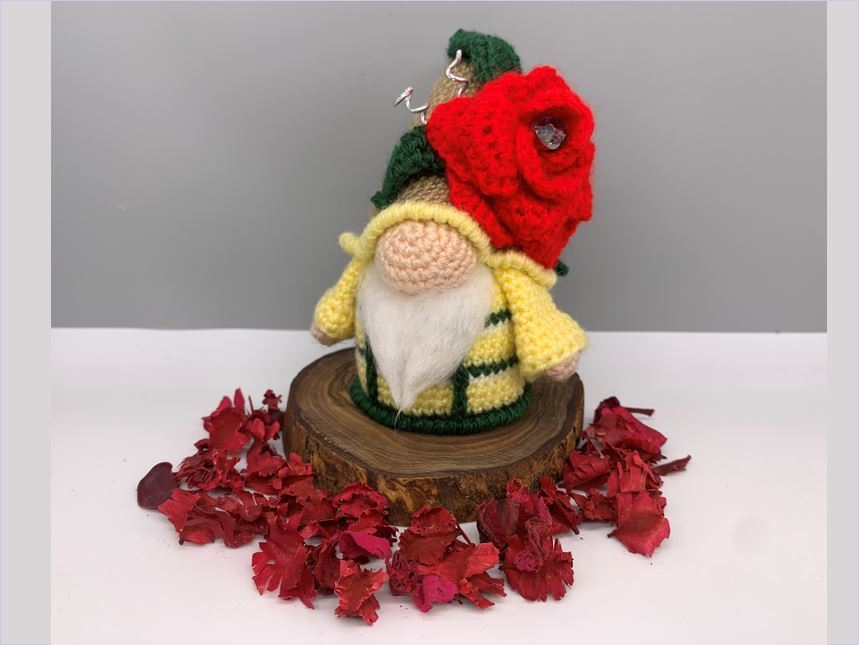Pattern Flower Gnome Roses I