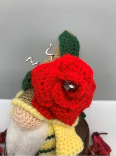 Anleitung Blumen Gnom Rose I