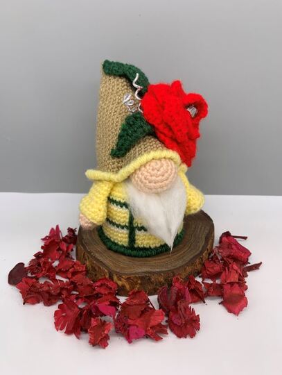 Pattern Flower Gnome Roses I