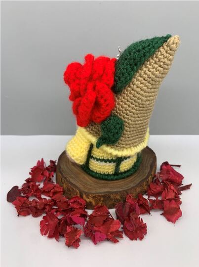Pattern Flower Gnome Roses I