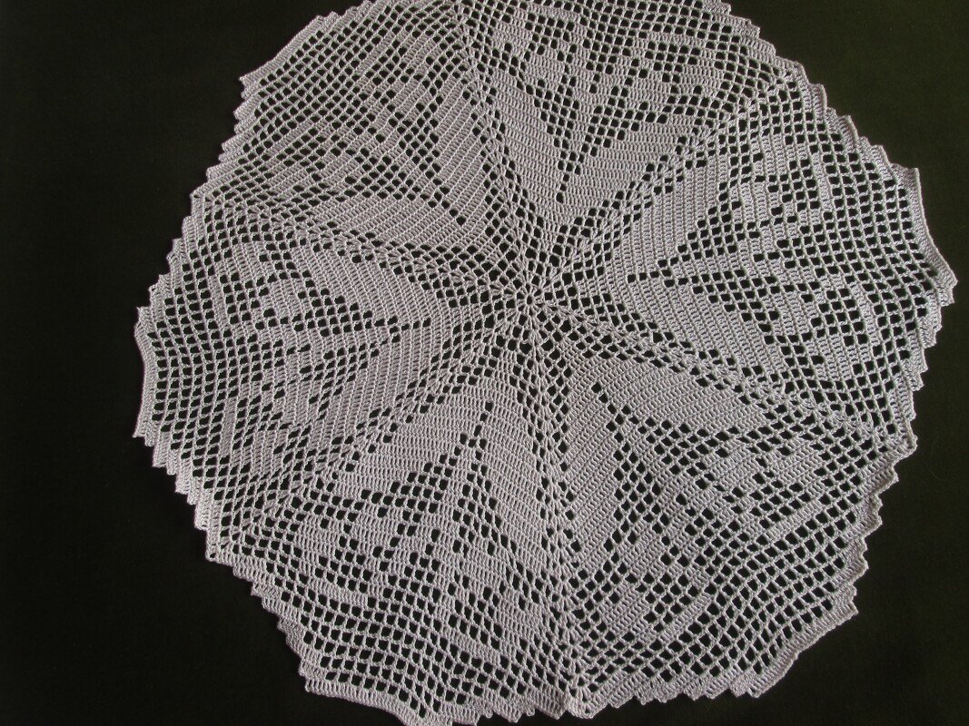 Anleitung - Häkel - Deckchen " MAIGLÖCKCHEN"