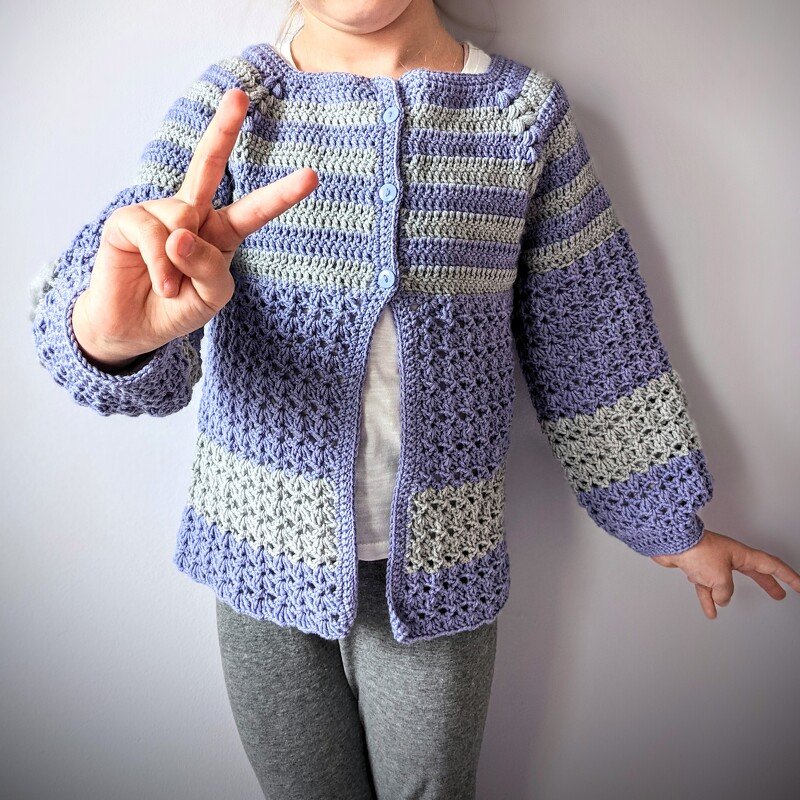 Anleitung Kinderhäkelweste Lisa - Bild 3