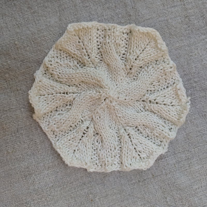 Strickanleitung Sechseck No.3 - Granny gestrickt mit Zopfmuster