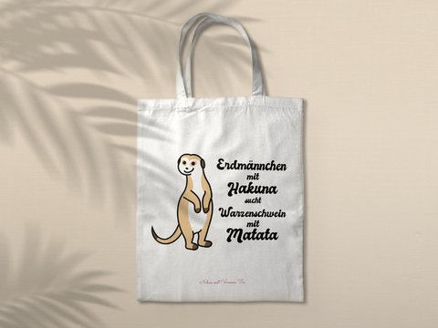 Plotterdatei Erdmännchen mit Spruch